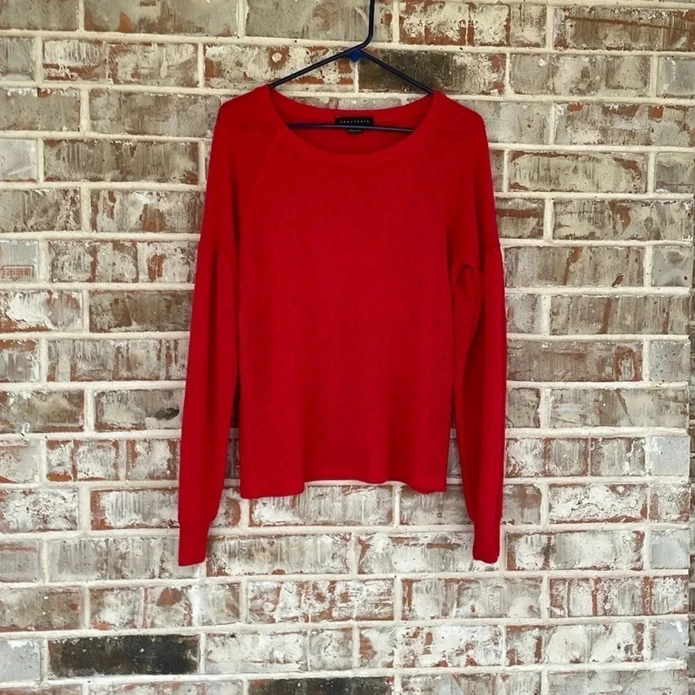 Sanctuary‎ Red Raglan Light Weight Sweater